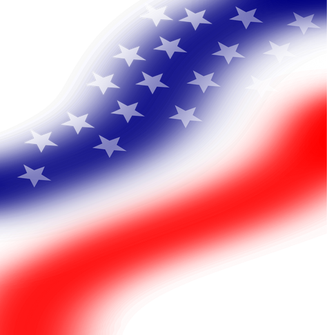 America flag background