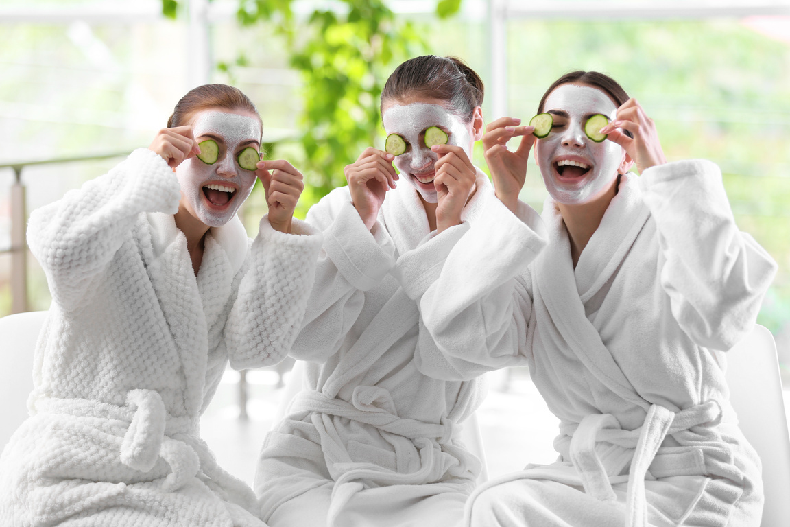 Female Friends at a Spa Salon